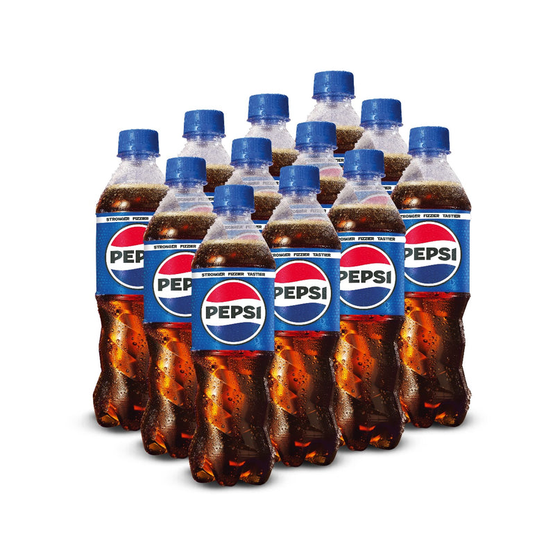 Pepsi Pet Bottles 500 ml 12-Pcs Case