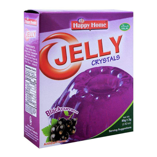 Happy Home Jelly Crystals Blackcurrant 80gm