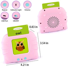 Rechargeable Flash card Reader Toddler Toy