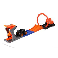 Manual High Speed Launching Monster Racing Track Set