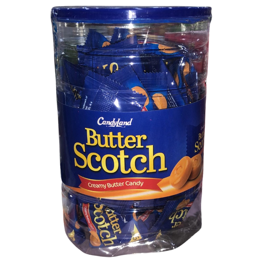 Candyland Butter Scotch Creamy Butter Candy Jar 50 Pcs