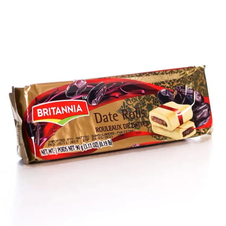 Britannia Delicious Date Rolls   90 gm