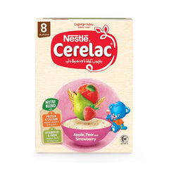 Nestle Cerelac Cereal Bifidus - Apple & Strawberry 175 gm