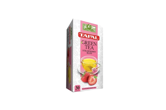 Tapal Strawberry Green Tea Bags 30-Pack