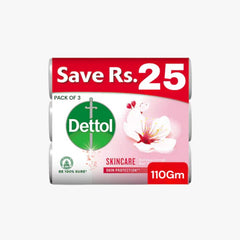 Dettol Skin Care Soap 110gm - Pack of 3