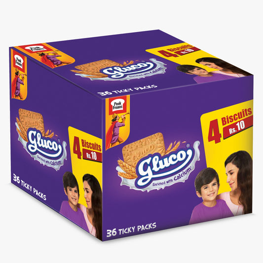 Peek Freans Gluco Biscuit Ticky Pack 36 Pcs