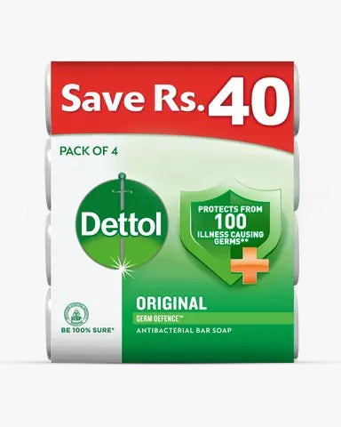 Dettol Original Soap 110gm - Pack of 4