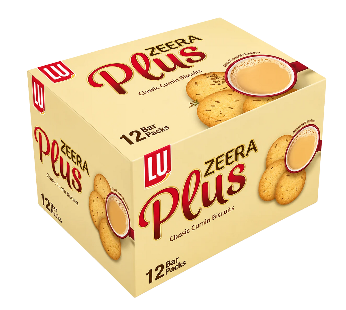 LU Zeera Plus Biscuit Bar pack 12pcs