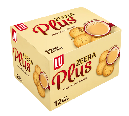 LU Zeera Plus Biscuit Bar pack 12pcs