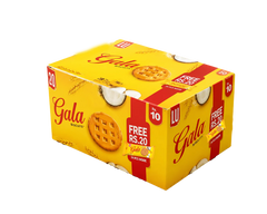 LU Gala Egg Biscuits Bar Pack 24Pcs Box