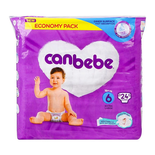 Canbebe Extra Large Diaper Size 6 24 Pcs (16+ Kg)
