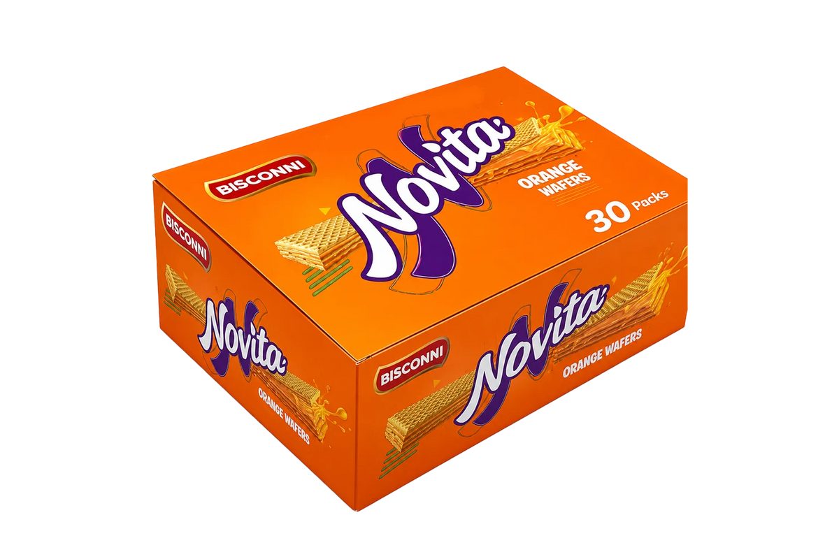 Bisconni Novita Orange Wafers 32 gm