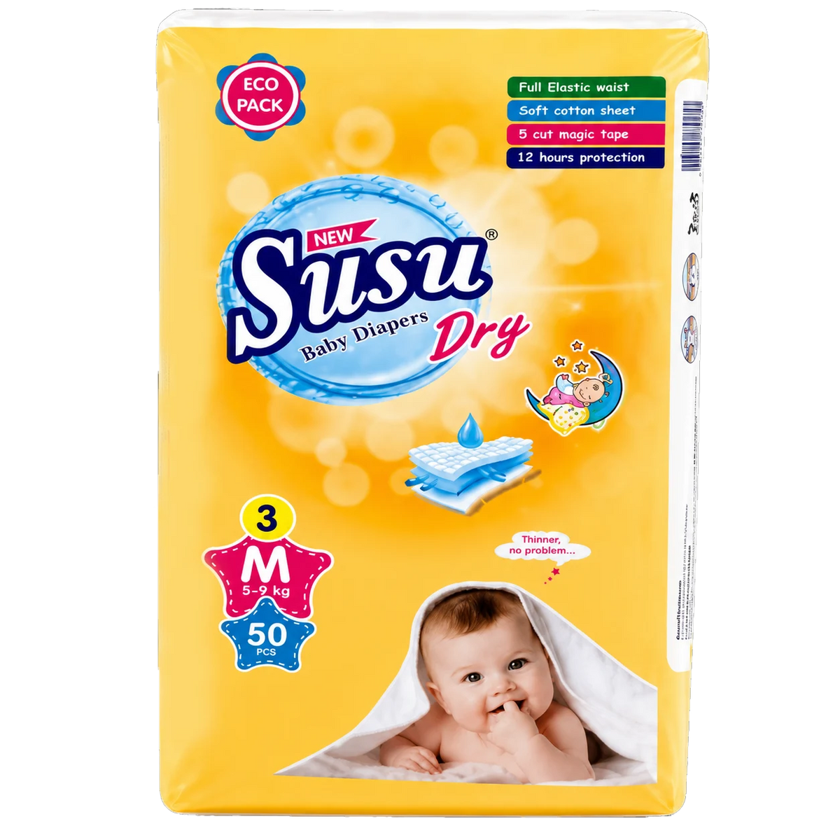 Susu Budget Pack Medium M - 48's