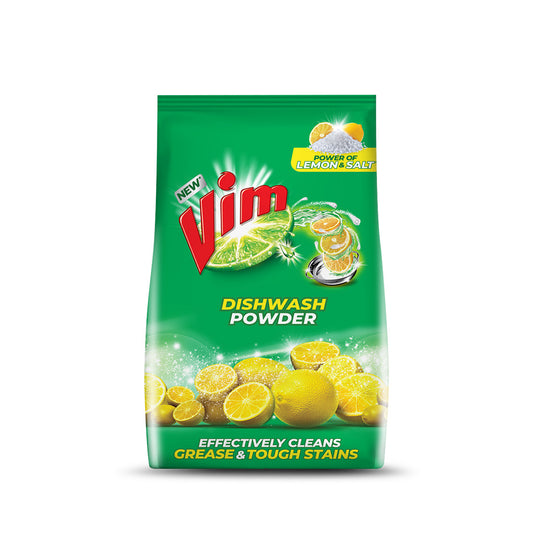 Vim Dishwashing Powder With Power Of Lemon 400 gm