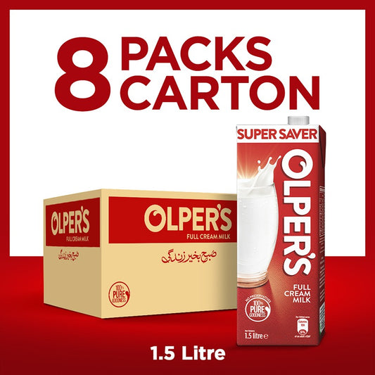 Olper’s Milk (1500ml) Carton 8 Pieces