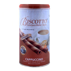 BISCOTTO DELICIOUS WAFFER STICK CAPPUCCINO 125GM