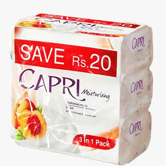 Capri Nourishing Peach Soap 150gm - Promo Pack