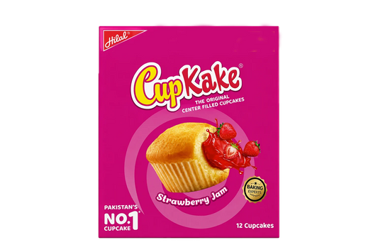 Hilal Cup Cake Strawberry 12S Box