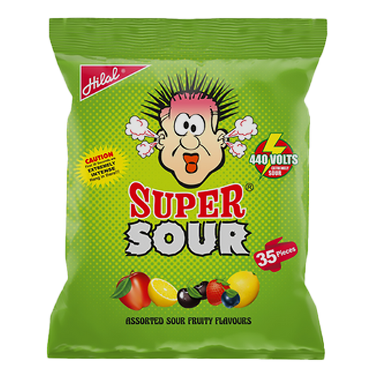 Hilal Super Sour Candy Pouch 35S