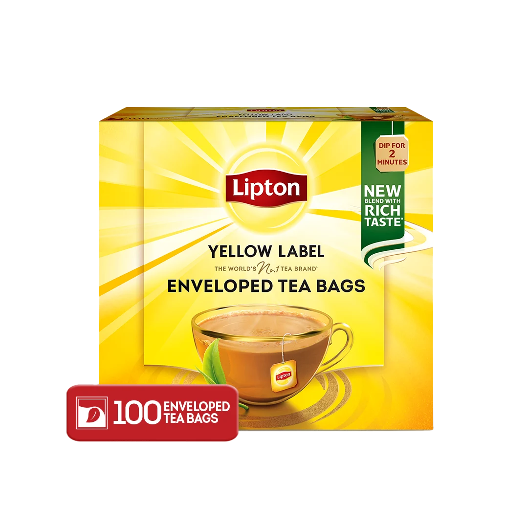 Lipton Yellow Label Black Tea Bags 100 Sachets