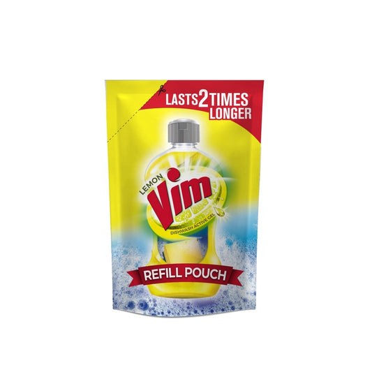 Vim Dish Wash Liquid 2X Refill Pouch Vim 750 ml