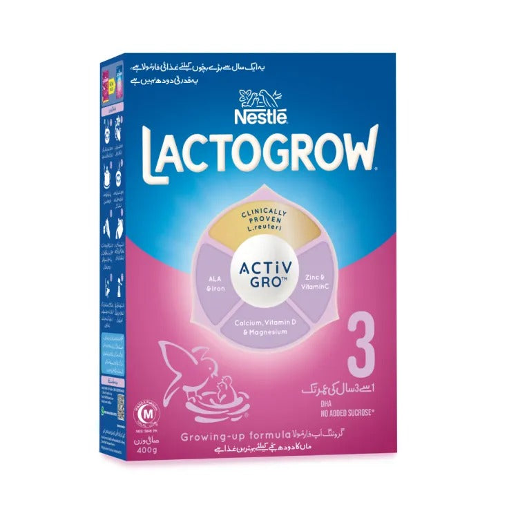 Nestle Lactogrow 3 400Gm Box