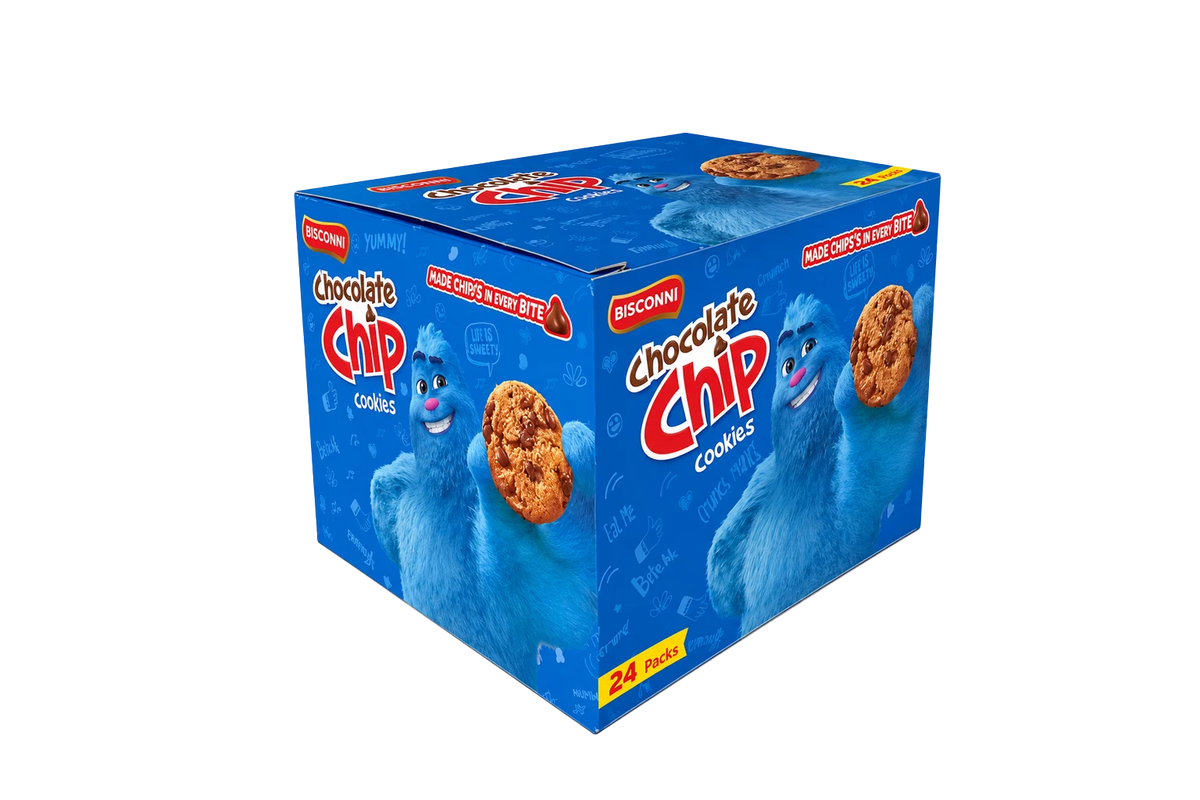 Bisconni Chocolate Chip Cookies 24 Pcs Box