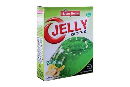 Happy Home Jelly Cryetals Banana 80 gm