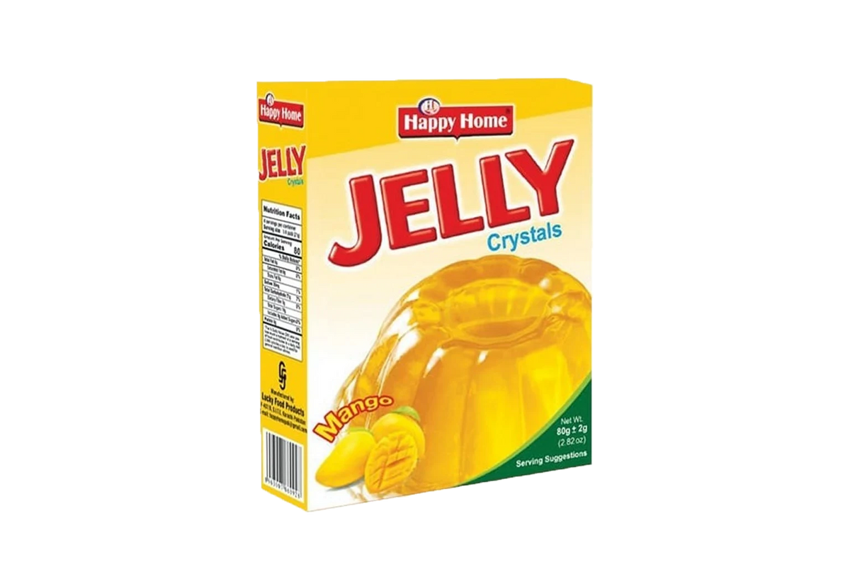 Happy Home Jelly Cryetals Mango 80 gm