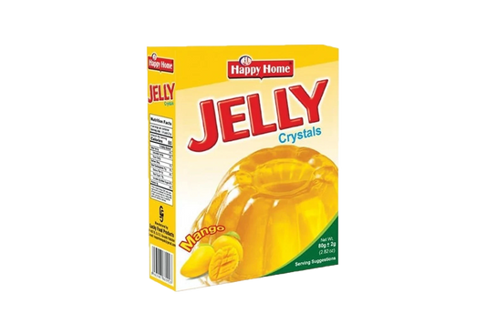 Happy Home Jelly Cryetals Mango 80 gm