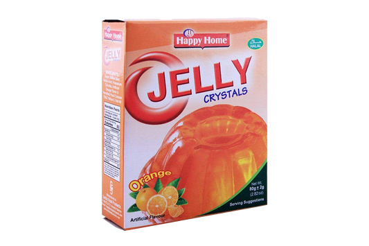 Happy Home Jelly Cryetals Orange 80 gm
