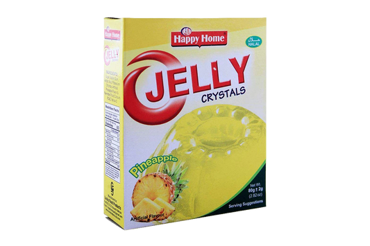 Happy Home Jelly Cryetals Pineapple 80 gm