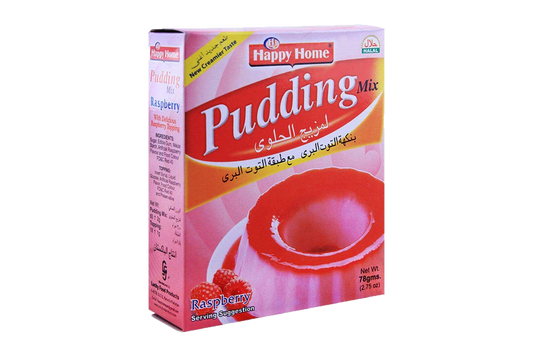 Happy Home Pudding Mix Raspberry 78gm