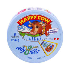 Happy Cow Light Cheese  8 Portions 140g