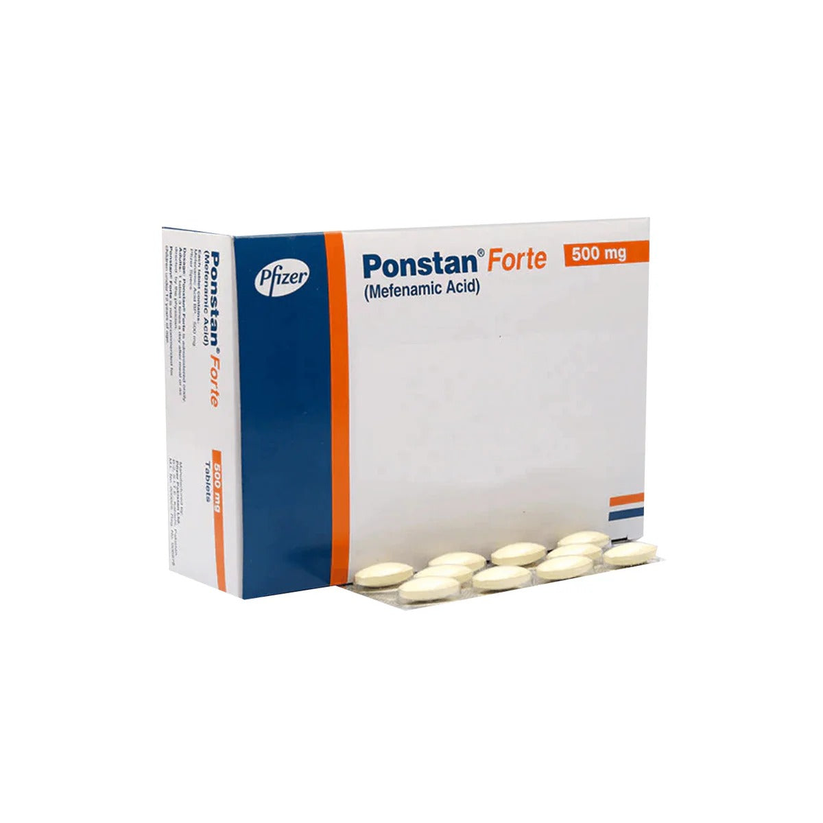 Ponstan Forte 500mg Tablets 10s Strip