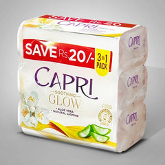 Capri Aloe Vera Nurture Jasmine Soap 120gm - Promo Pack