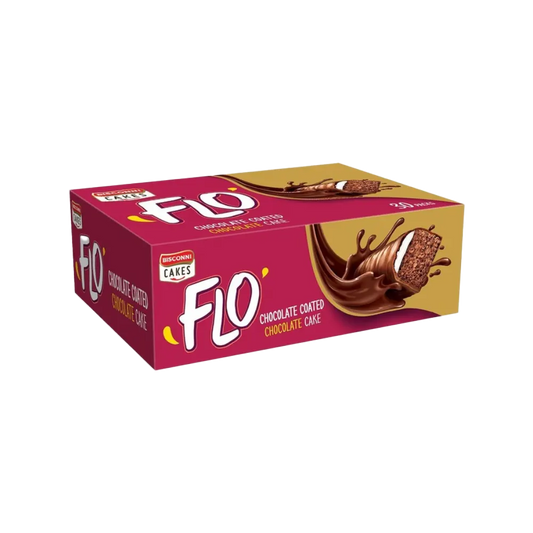 Bisconni Flo White Chocolate Coated Cake 30 Packs