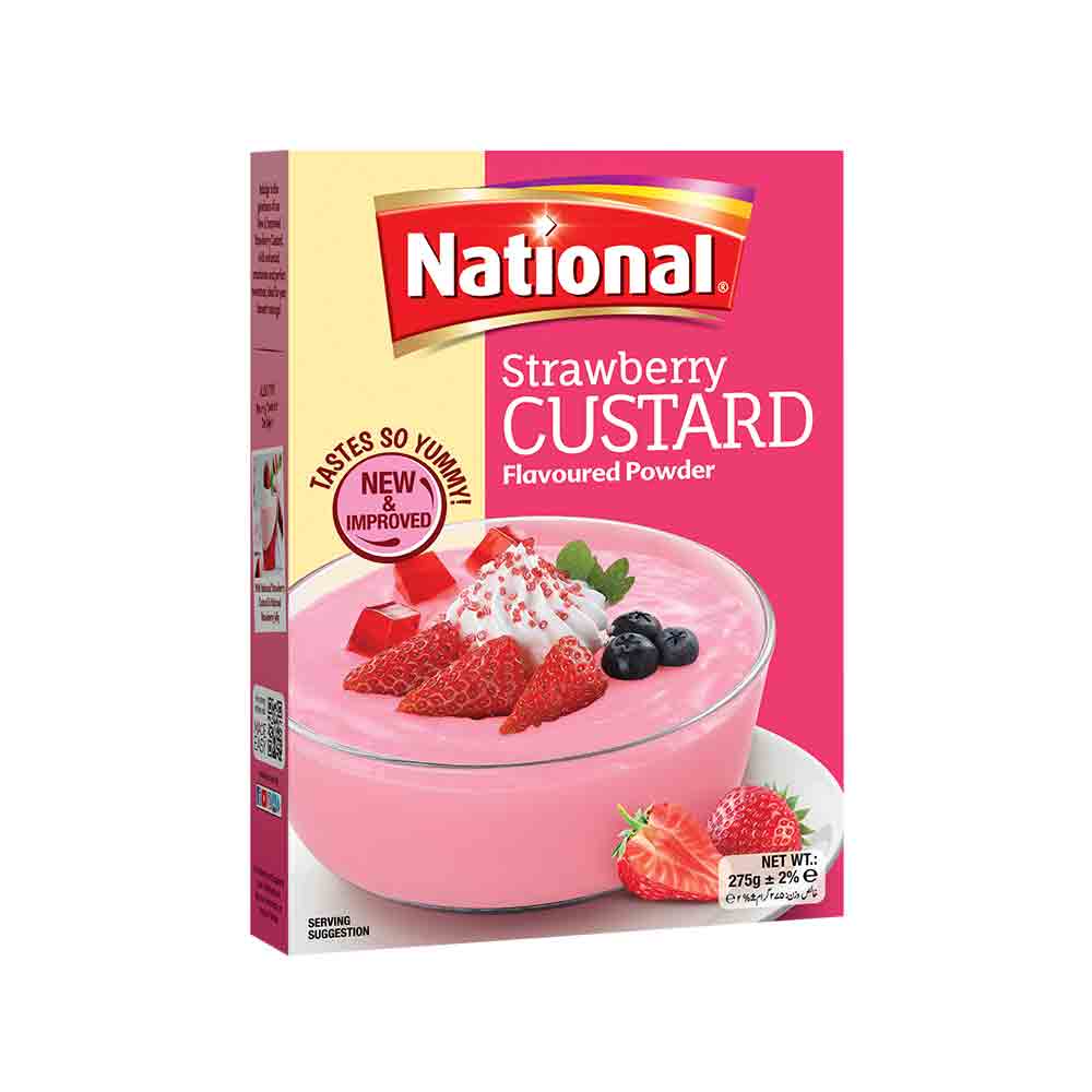 National Custard Strawberry 275g