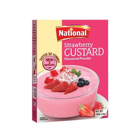 National Custard Strawberry 120g