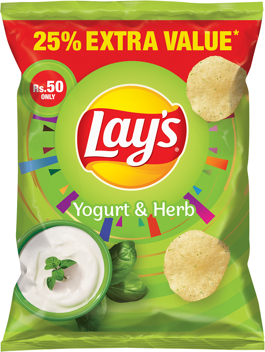 Lays Yogurt & Herb Chips Rs 50