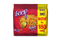 Shan Shoop ChattPata Noodles 50GM Super Saver Pack Of 4