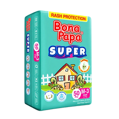 Bona Papa Super Baby Diapers Medium 50pcs