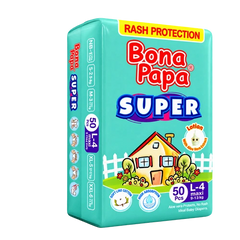Bona Papa Super Baby Diapers Large 50pcs