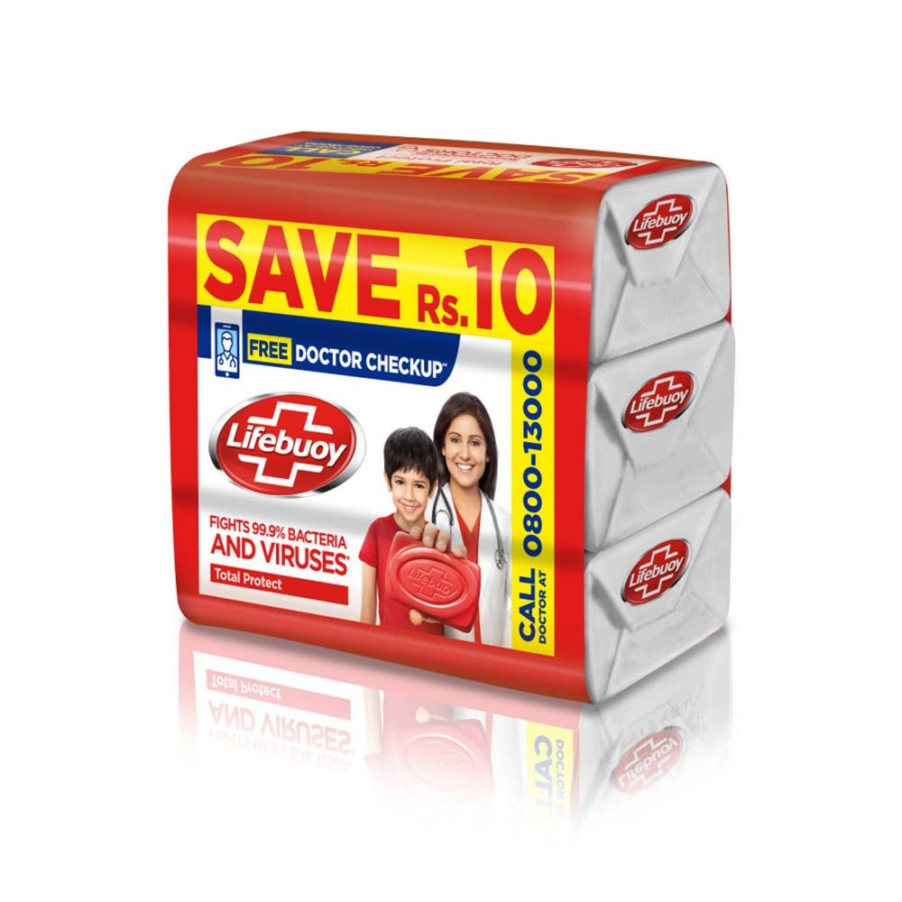 Lifebuoy Total Soap 98gm Pack of 3