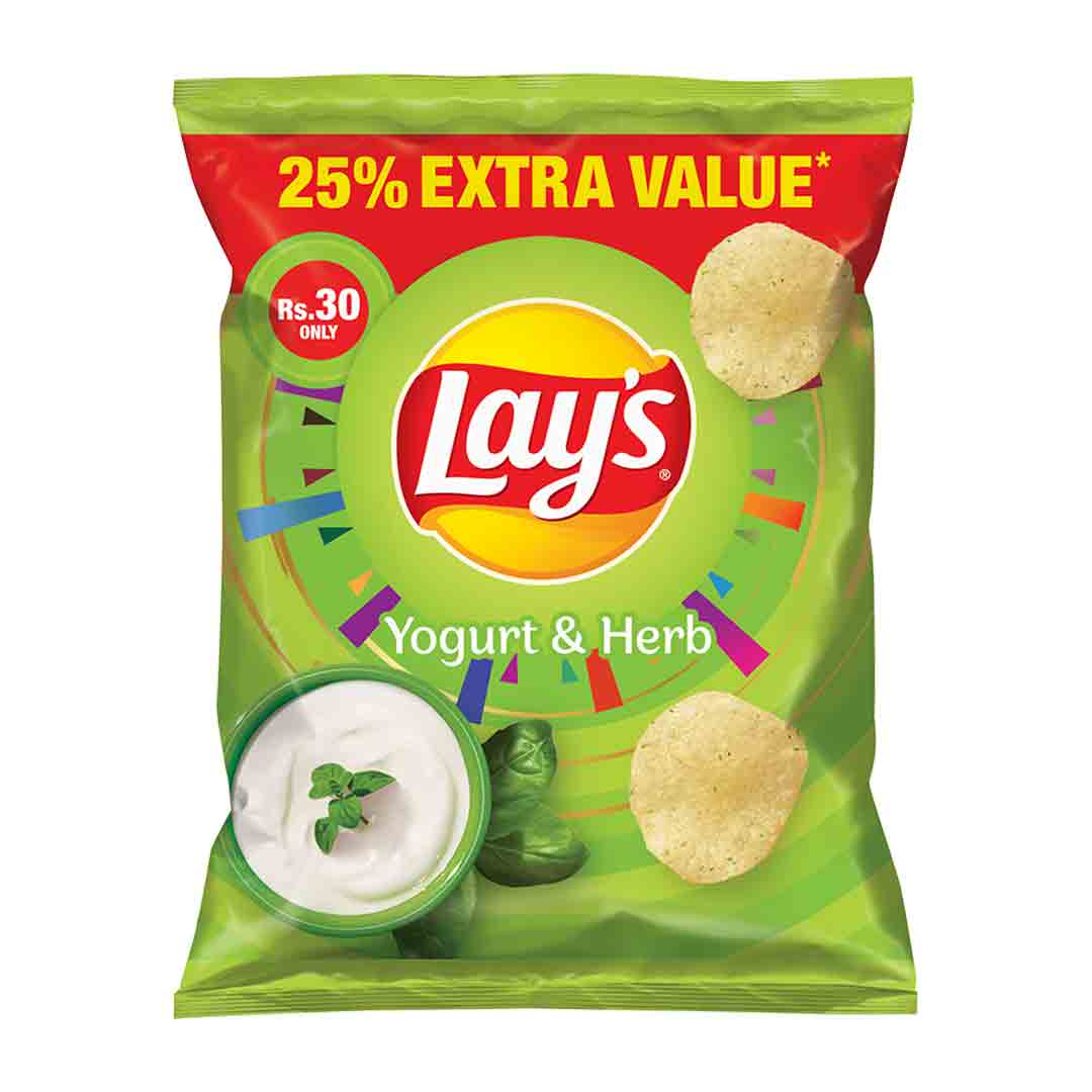 Lays Yogurt & Herbs Chips Rs 30