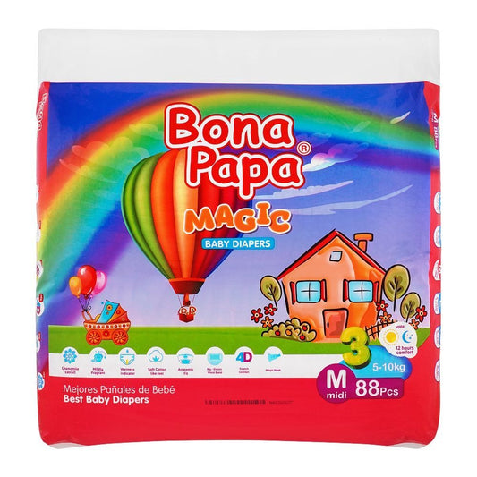 Bona Papa Baby Diapers Medium 88Pcs