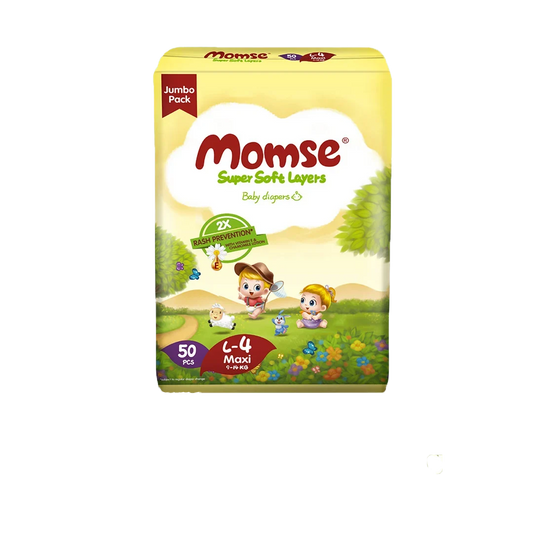Momse Baby Diapers Large 50Pcs