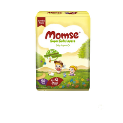 Momse Baby Diapers Large 50Pcs