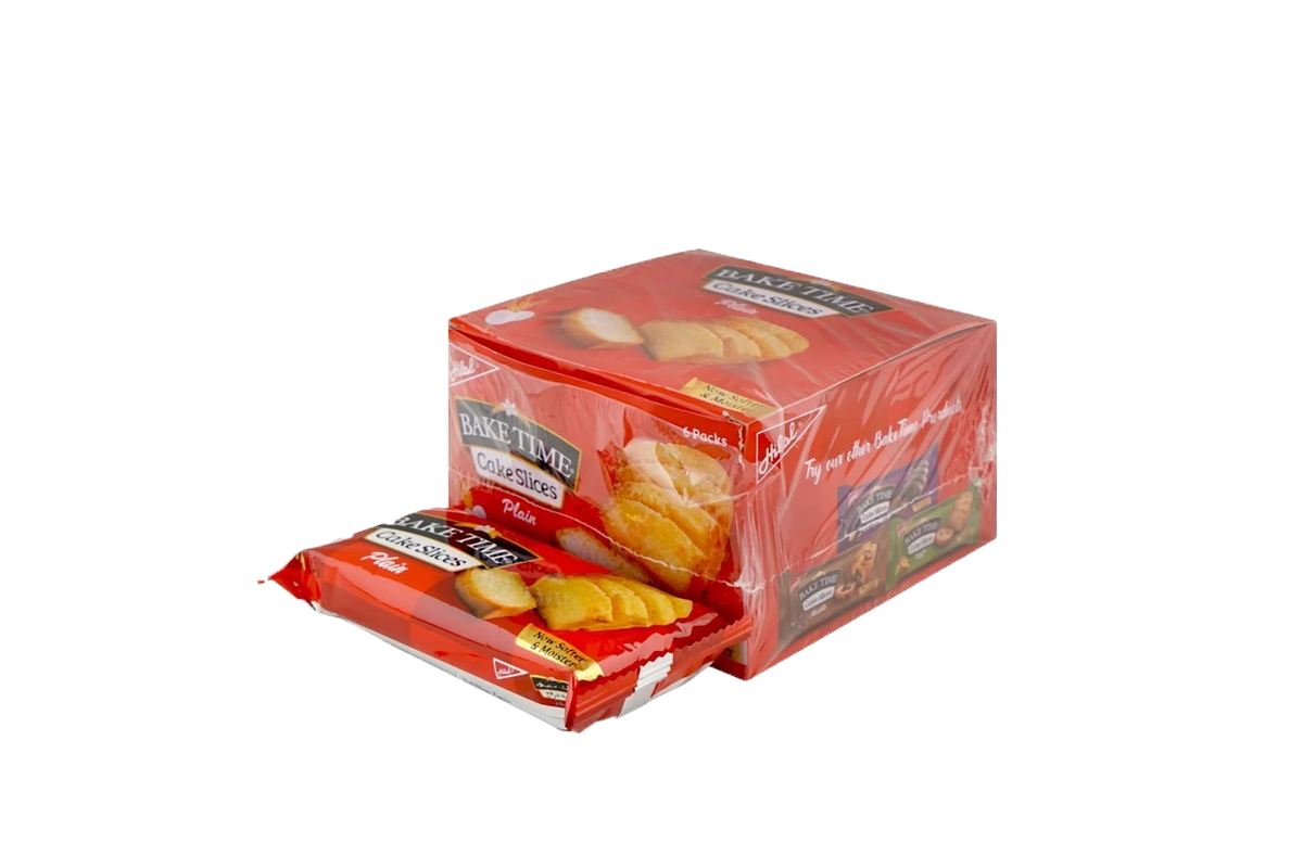 Hilal Bake Time Plain Slice Cake 6 Pcs Box
