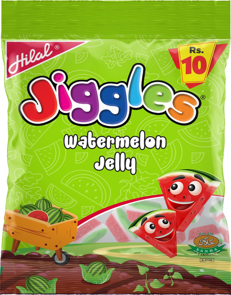 Hilal Jiggles Watermelon Jelly 17gm